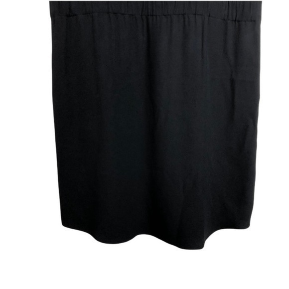 Theory Black Stretch Waistband Sleeveless Dress - Picture 11 of 12